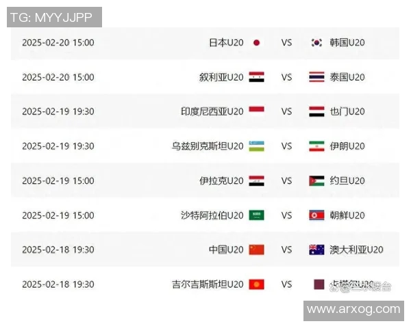 U20亚洲杯小组赛精彩回顾各队表现与晋级形势分析 U20亚洲杯小组赛精彩回顾各队表现与晋级形势分析